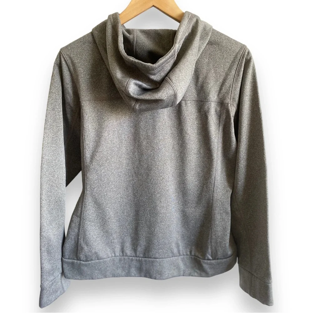 North Face Grey Full Zip Hooded Jacket Women's Medium - Picture 2 of 6